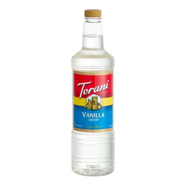 Torani Vanilla Flavoring Syrup Plastic Bottle